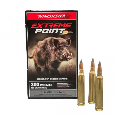 Balas Winchester 300 win mag Extreme Point - 150 grains