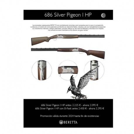 Escopeta superpuesta Beretta 686 Silver Pigeon I Cal.28