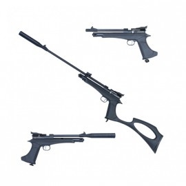 Kit Pistola y Carabina Artemis/Zasdar CP2 Co2 multi-tiro
