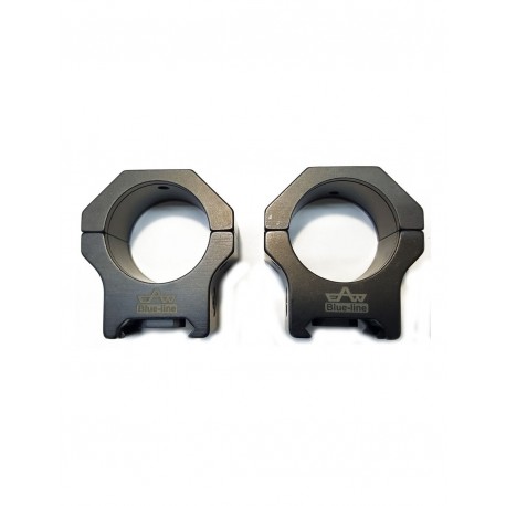 Juego de anillas APEL Blue-line para Picatinny - 30mm. BH10 con conector