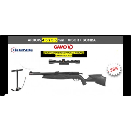 PACK ARROW BOMBA Y VISOR