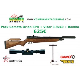 Pack Carabina PCP Cometa Lynx V10 + Visor + Bomba