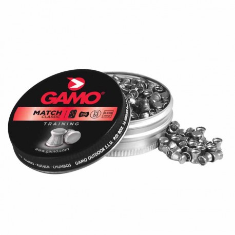 Perdigones Gamo Match lata 250unid cal. 5.5